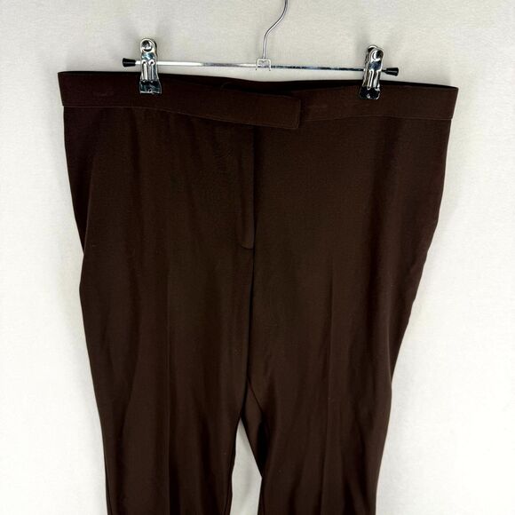 Sag Harbor Stretch Petite Brown Dress Pants Womens Size 14P - Picture 5 of 10